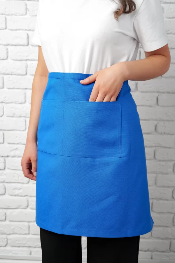 Blue Half Apron